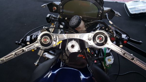 Piastra Regolazione Semimanubri KAWASAKI ZX6 from 2009 - immagine 2