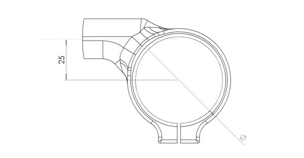 HANDLEBAR - SEMIMANUBRI OFF-SET 25mm R1 2015 Ø50 - immagine 2