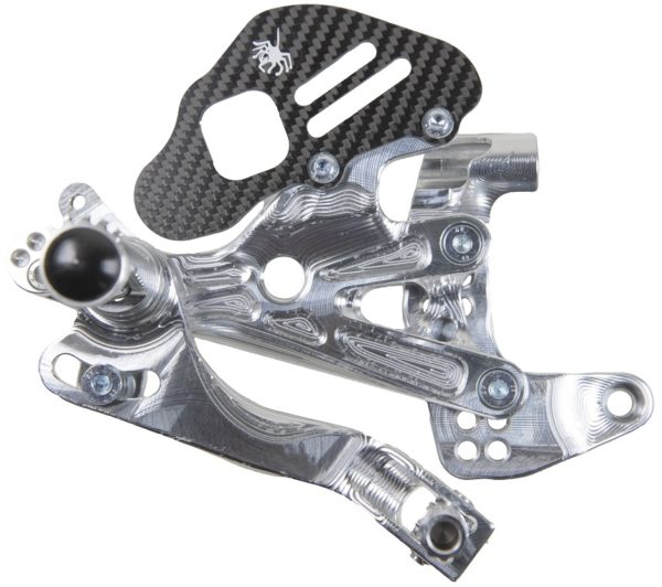 REARSET DUCATI PANIGALE V4 - V4S - V4R / EVO MODEL SILVER - immagine 3