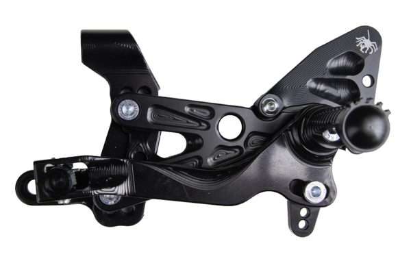 REARSET DUCATI PANIGALE V4 - V4S - V4R / EVO MODEL BLACK - immagine 2